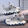 Neue Jungen Hohlnetz Sandalen Taschenkopf Strandschuhe Drehknopf Schnalle Weiche Sohle Kinder Sportsandalen