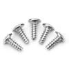 TB Iron Nickel-Plated Large Umbrella Head Phillips Flat Tail Self-Tapping Mushroom Head Screw M3M4