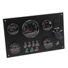 300x190mm Boat Gauge Panel 0 To 3000 RPM Water Temp Oil Level Voltage Pressure Tachometer Panel for Yachts Ships Black