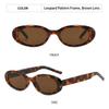 Vintage Oval Eyewear Comfortable Small Frame Eyewear Retro Sunglasses Trendy Oval Frame Sunglasses For Party Gatherings Outdoor
