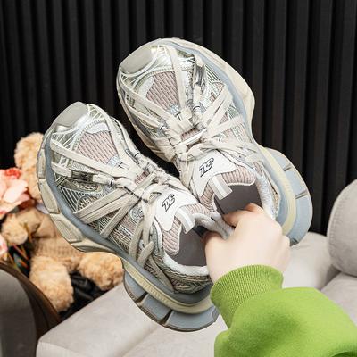 3XL Strap Spider Shoes Dad Shoes Women's 2025 Spring and Summer New Colorful Breathable Platform Couple Sports and Leisure Shoes