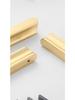 Modern Minimalist Gold Cabinet Handle, Light Luxury I-Shaped Black Drawer Pull