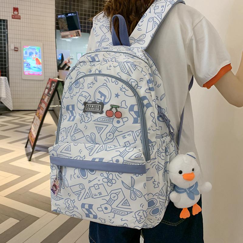 Cute High School Junior High School Students Bags All Match Elementary School Backpack