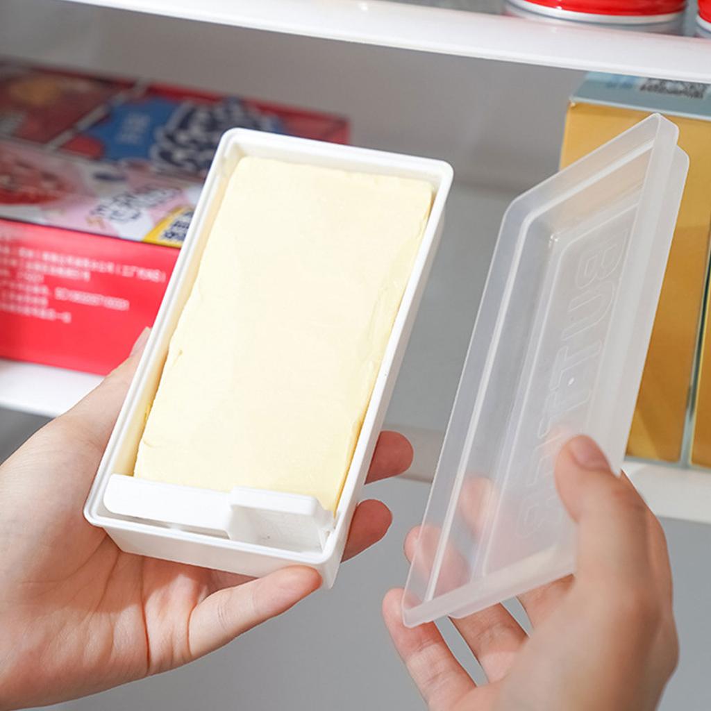 Butter Cut Organizer Cheese Storage Box Cheese Container Keeper With Cutter Tool Food Storage Cases Kitchen Supplies
