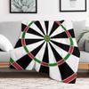 Dart Board Throw Blanket Reusable Durable Soft Blanket for All Seasons
