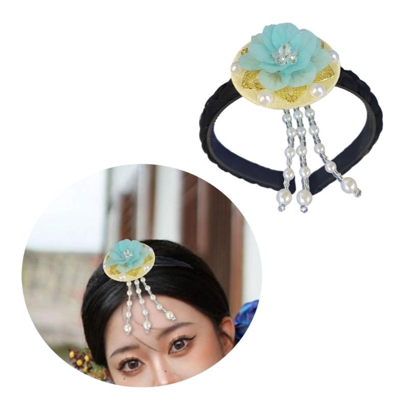 Fashionable Vibranting Korean Styles Shell Flower Hairband Portable Hair Decoration for Festivals and School Event