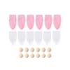 24pcs Valentine's Day Gnome Beard Making Costume Kit, DIY Craft Kit for Handmade Projects, Perfect for DIY Crafts
