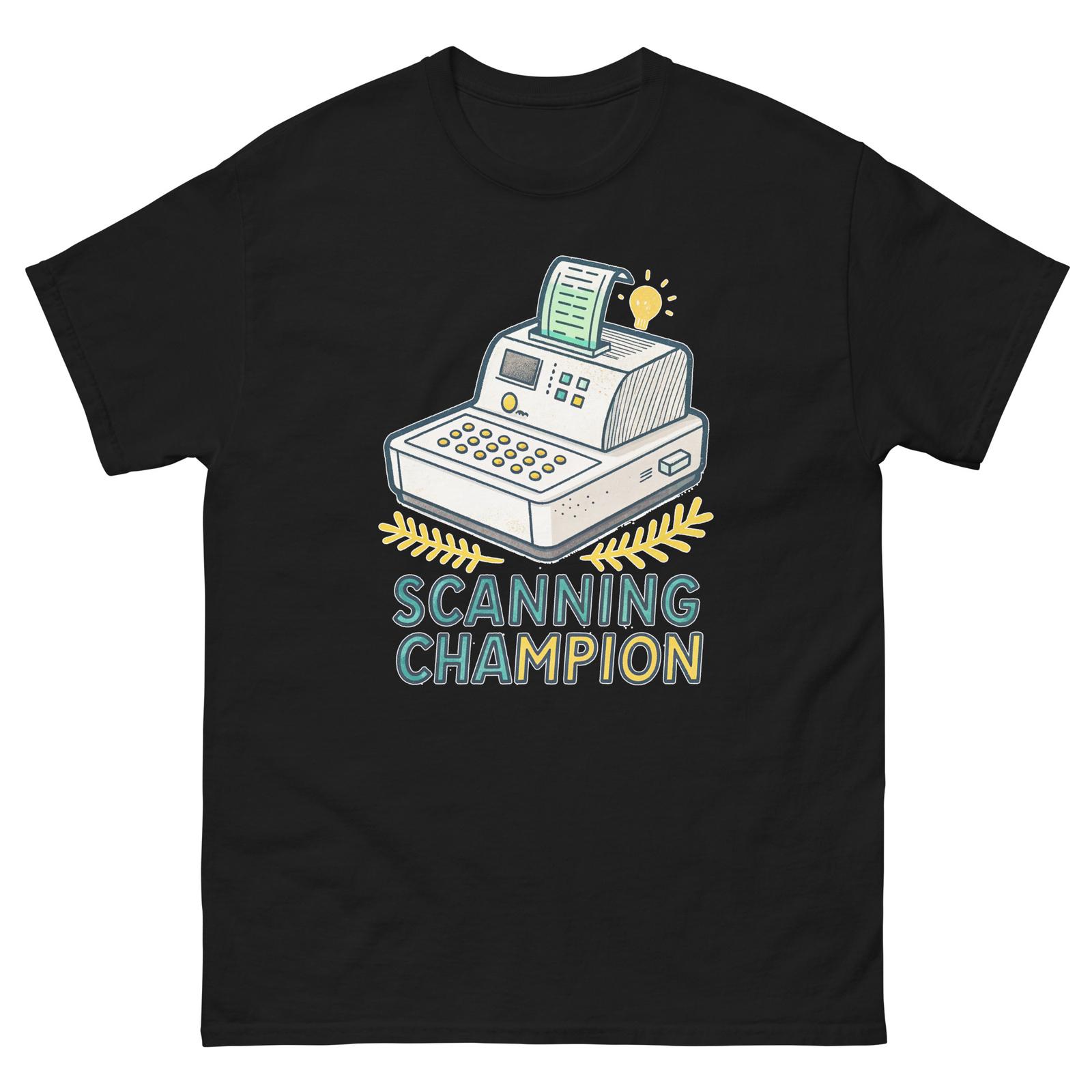 Scanning Champion Occupation Job Professional T-Shirt M