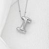 Smooth Chunky Bubble Initial letter Pendant Necklace Women Personality Jewelry Gold Balloon 26 Letter Necklaces