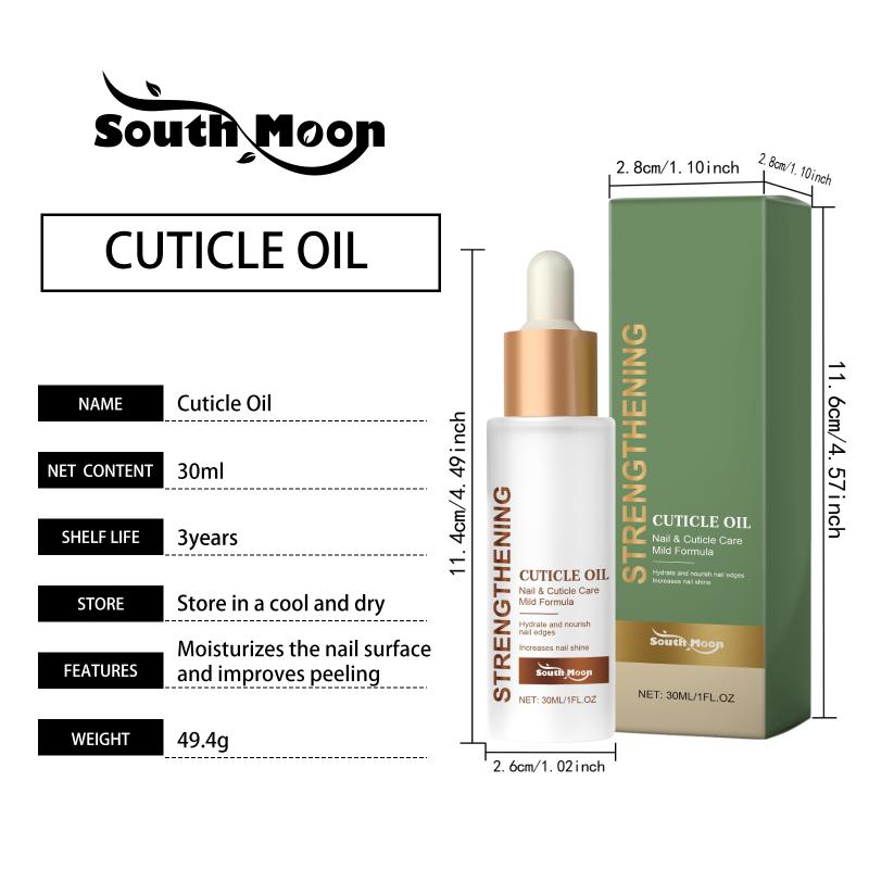 Nail Edge Revitalize  Oil 30ml Daily Use for Strengthening Brittle Nails Moisturizes Restores Smooth Glossy Finish