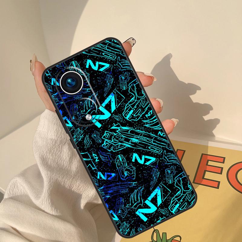 N7 Mass Effect Case For Honor Magic 8 7 6 5 Pro Cover For Honor X9c X9b X9a X8a X8b 50 70 90 200 400 Lite