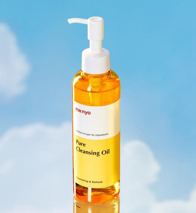 Manyo Factory Reinigungsöl 200ml – Pur / Kräutergrün für Akne & Empfindliche Haut