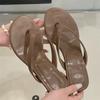 Mode Eilyken Neue Mode Runde Zehenclip Hausschuhe Damen Dünne Niedrige Absätze Strand Freizeitschuhe Sommer Flip-Flops Zapatos De Mujer