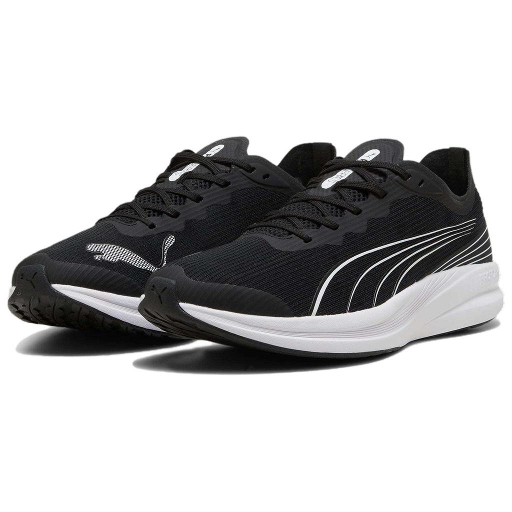 Puma Redeem Profoam Comfortable Lightweight Slip-Resistant Durable Low-Top Casual Running Shoes Unisex Sneaker Black White 379442-01
