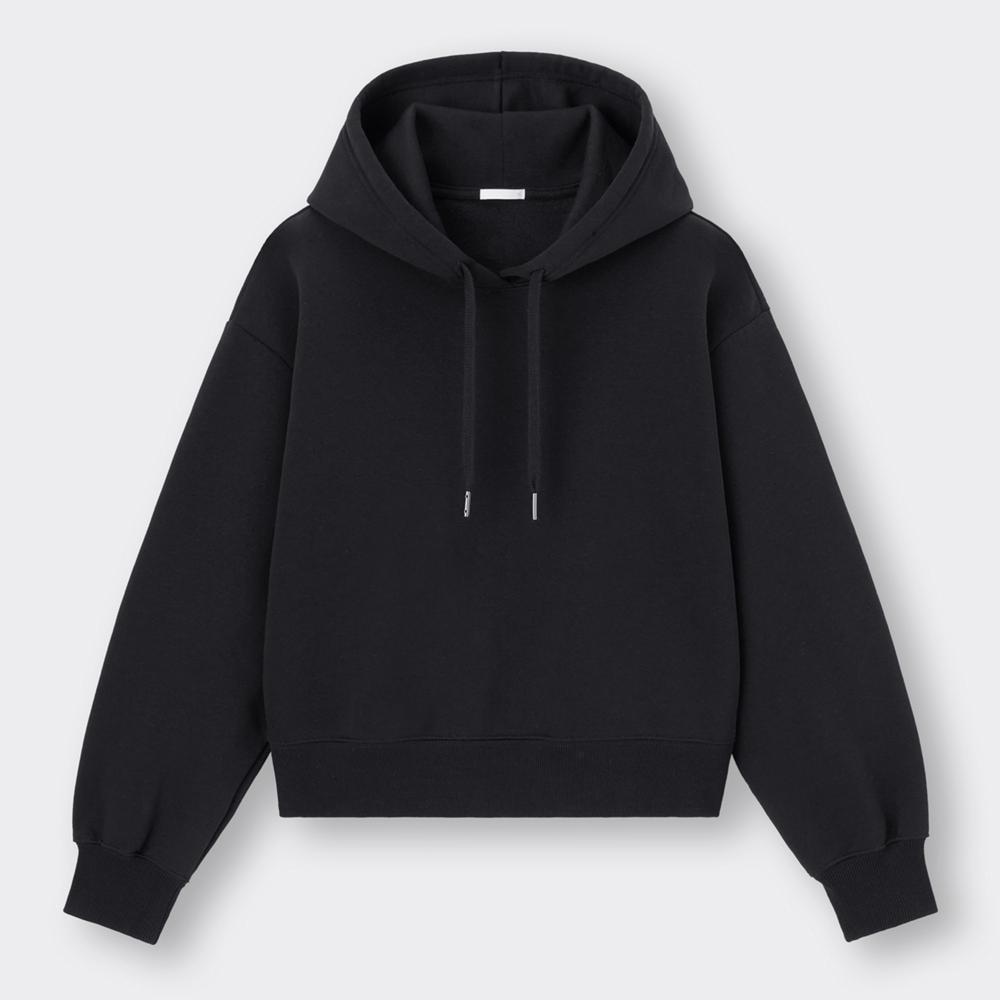 

укороченная толстовка GU, парка с длинными рукавами