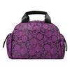 ANNA SUI Journey Boston Bag Mini Boston Shoulder Bag with Floral Black Women's (316302), Print, (Size 10)