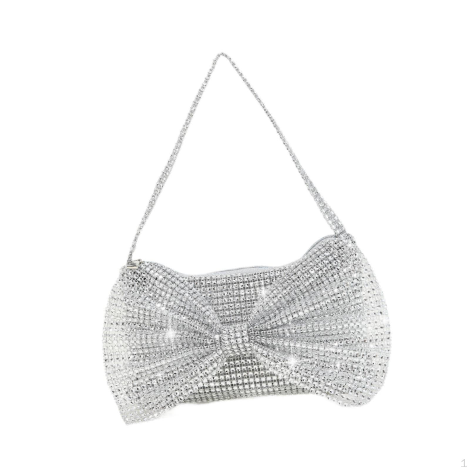 

Женская вечерняя сумка-клатч модная подмышечная сумка для банкета летний день рождения серебряный
