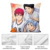 Cool A-Kurokos Basketball Pillow Case Cushion Cover Soft Cute Throw Pillow Case For Car Sofa Pillowcase Polyester With Zipper