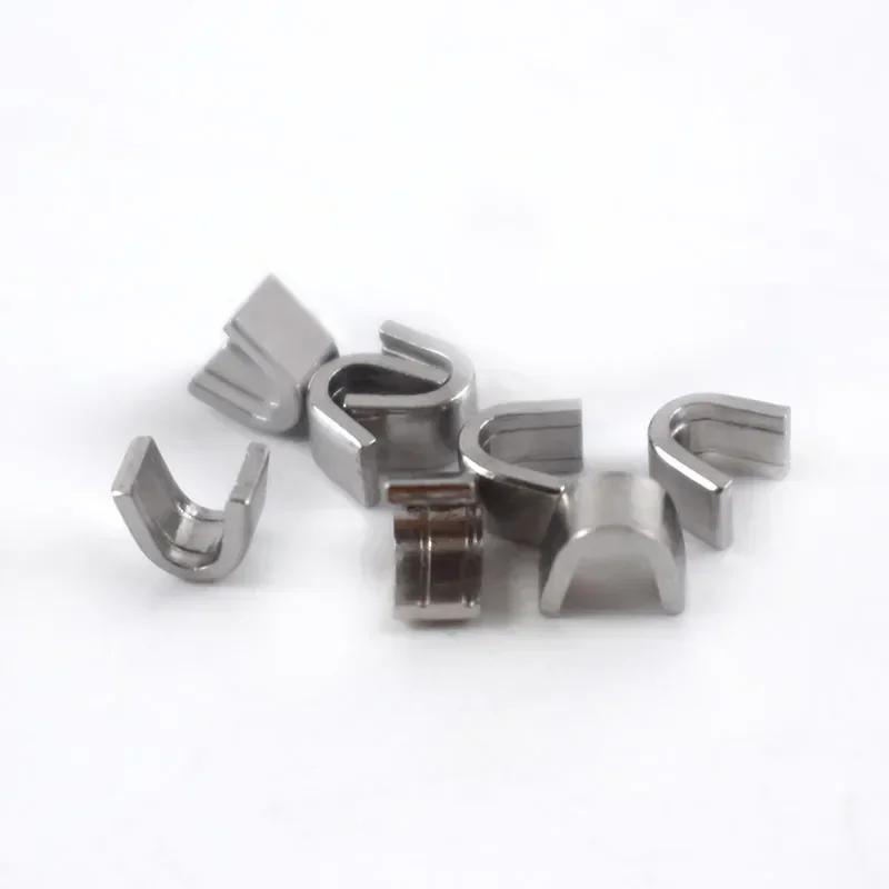 50/100g Meetee 3# 5# 8# 10# Zatyczka do zamka typu U do zamków metalowych, nylonowych, żywicznych Torba Ubrania Suwak Antypoślizgowy Stop Naprawa Akcesoria