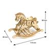 Rocking Horse A wooden 3D puzzle DIY craft kit that can be enjoyed by elementary school children to adults An educational toy for boys and girls A