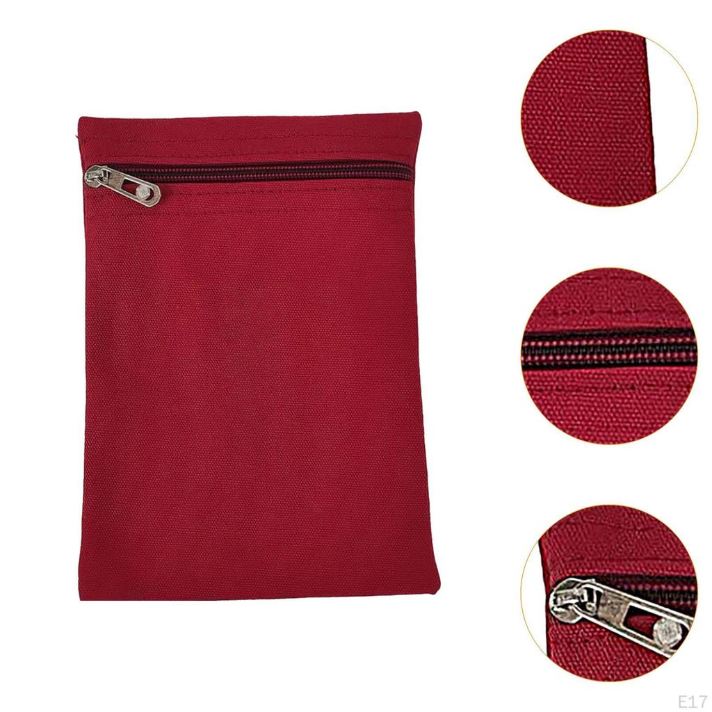 2 Pieces Sew in Pocket with Zipper,Travel,Security for Jackets Coats Sweatshirts Practical