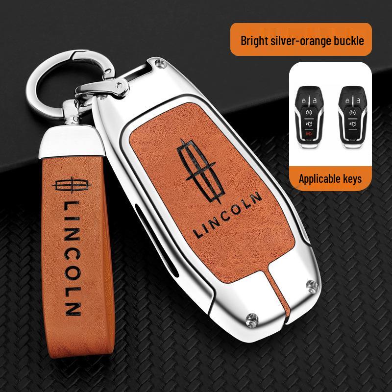 Hochwertiges Metall-Schlüsselschalen für Lincoln MKZ, MKC, MKX (Altes Modell)