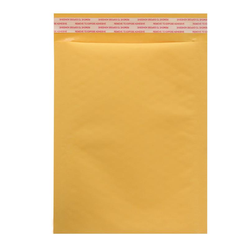 Thick Yellow Kraft Bubble Mailer - Waterproof Packaging for Clothing