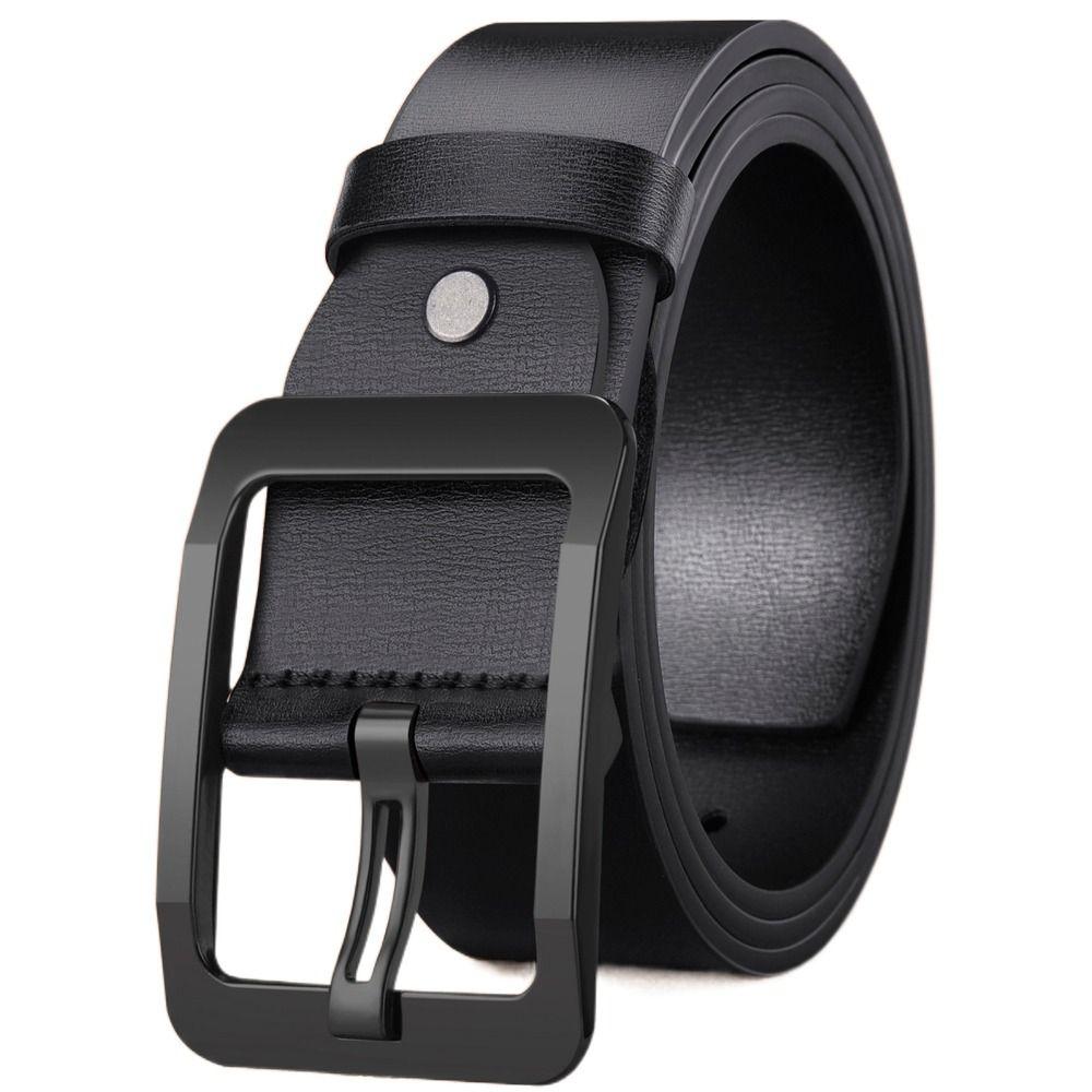 Casual Leather Belt Versatile Trouser Dress Belts Business Waist Strap