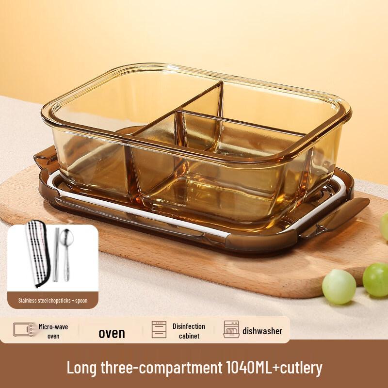 ZISIZ High Borosilicate Glass Food Container