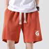 Summer Running Shorts Men Casual Jogging Sport Short Pants  Solid Color Drawstring Loose Dry Gym Sports Shorts