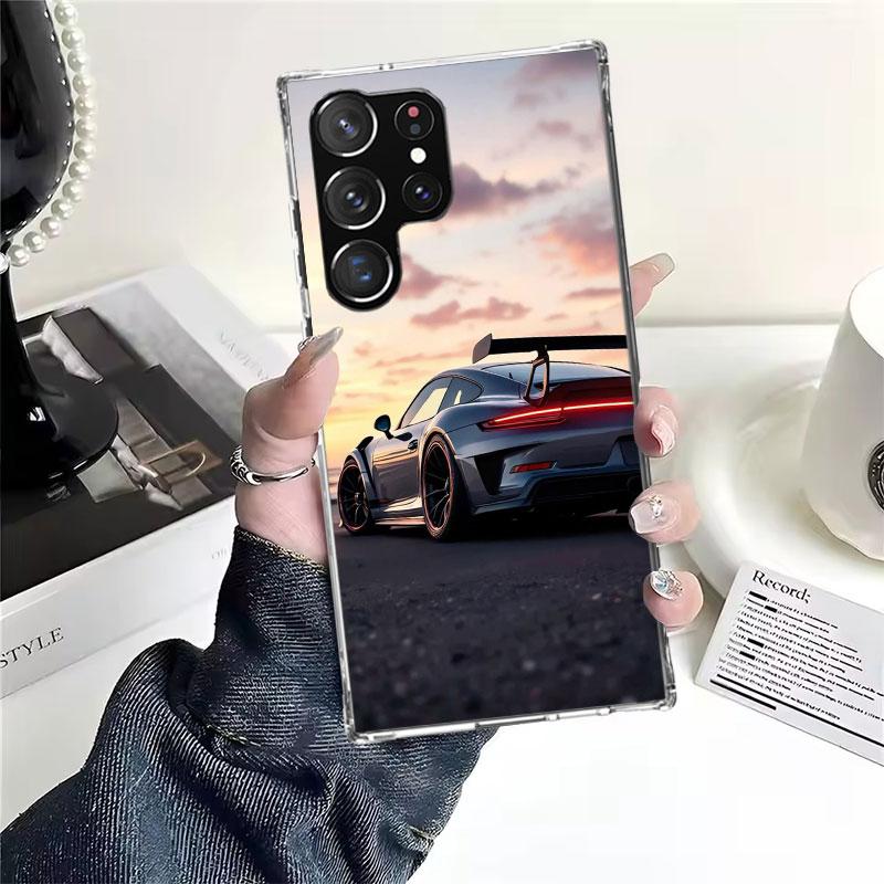 Sports Car 911 Soft Phone Case For Samsung Galaxy S22 S23 S24 S25 Edge S26 Ultra S20 FE S21 Plus + Fundas Coque Galaxy S20 S21 S Samsung S23 FE