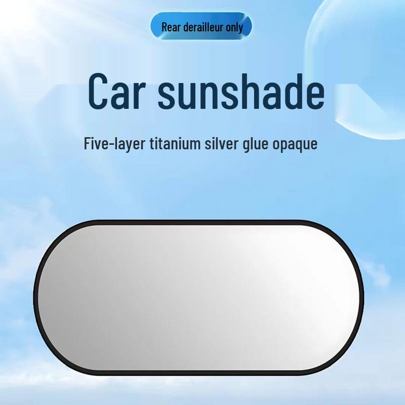 Car Windshield Heat Insulation Sunshade, Titanium Silver Sun Umbrella