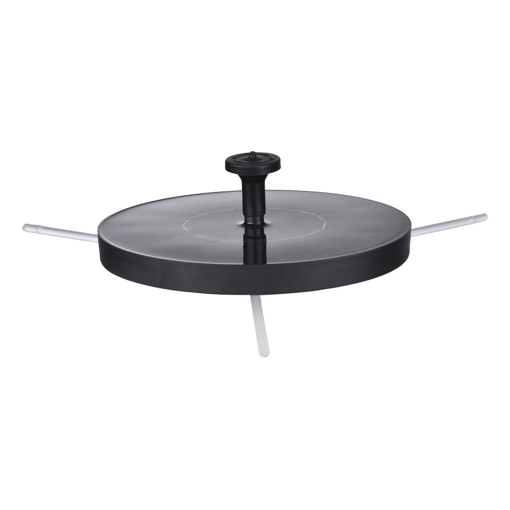 Ulepszona pompa fontanny solarnej Panel szklany Regulowana wysokość do kąpieli dla ptaków Ogród Basen Staw 16cm/6.3in