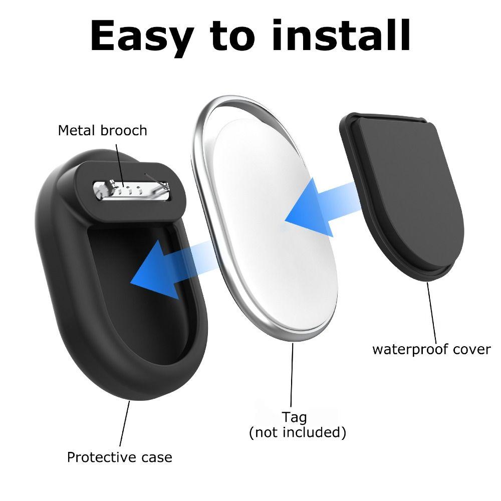 Silicone Hidden Tracker Holder Locator Protective Cover for Xiaomi Tag for Kids Elderly Clothes