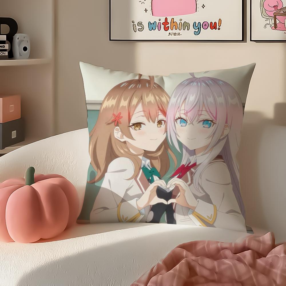 AAlya Sometime Hides Her Feelings in Russian Cushion Cover Pillowcase Short Plush Invisible zipper Room Sofa Cushion Cover
