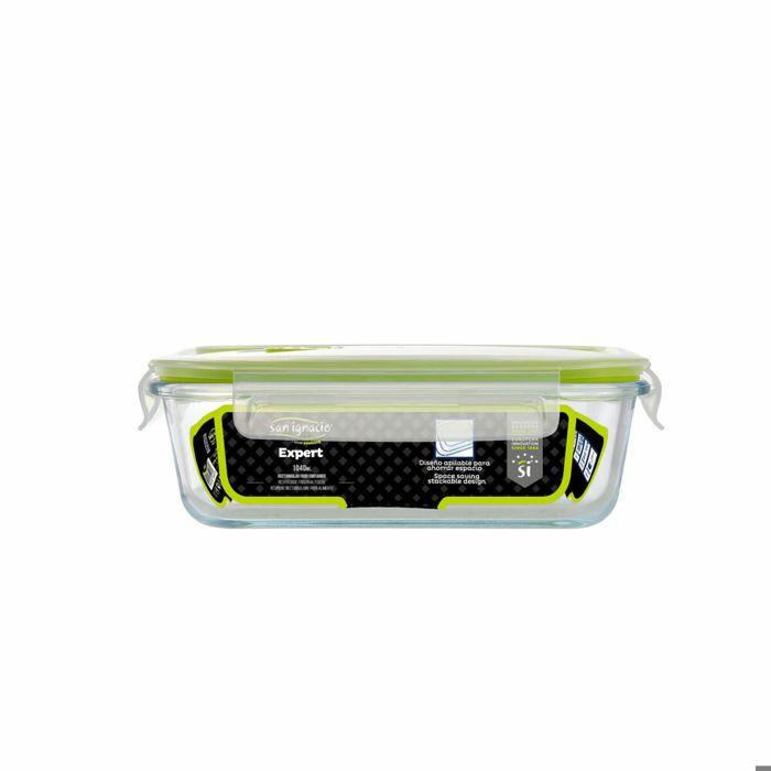 Boîte à lunch - San Ignacio - 1040 ml - Verre Borosilicaté - Empilable - Recyclable