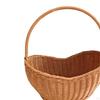 Picnic Basket with Handle Bread Imitation Rattan Handwoven for Outdoor