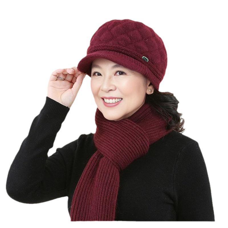 Women's Autumn & Winter Hats: Plus Velvet, Thickened, Warm, Fashionable Beret, Duckbill Cap & Knitted Hat. Versatile & Stylish Accessories.