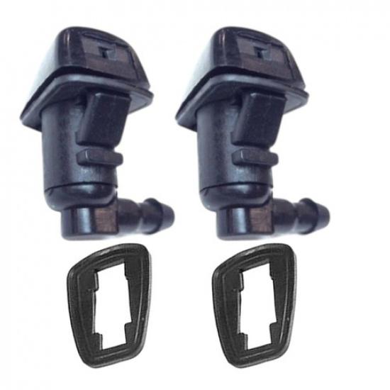 

2 Windshield Washer Nozzle Dual Holess Front L/R Fits Toyota Corolla 1988-1997