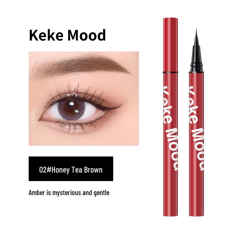 

Kekemood Slim Waterproof Ultra-Fine Eyeliner: Sweatproof, Smudgeproof, Long-lasting Makeup.