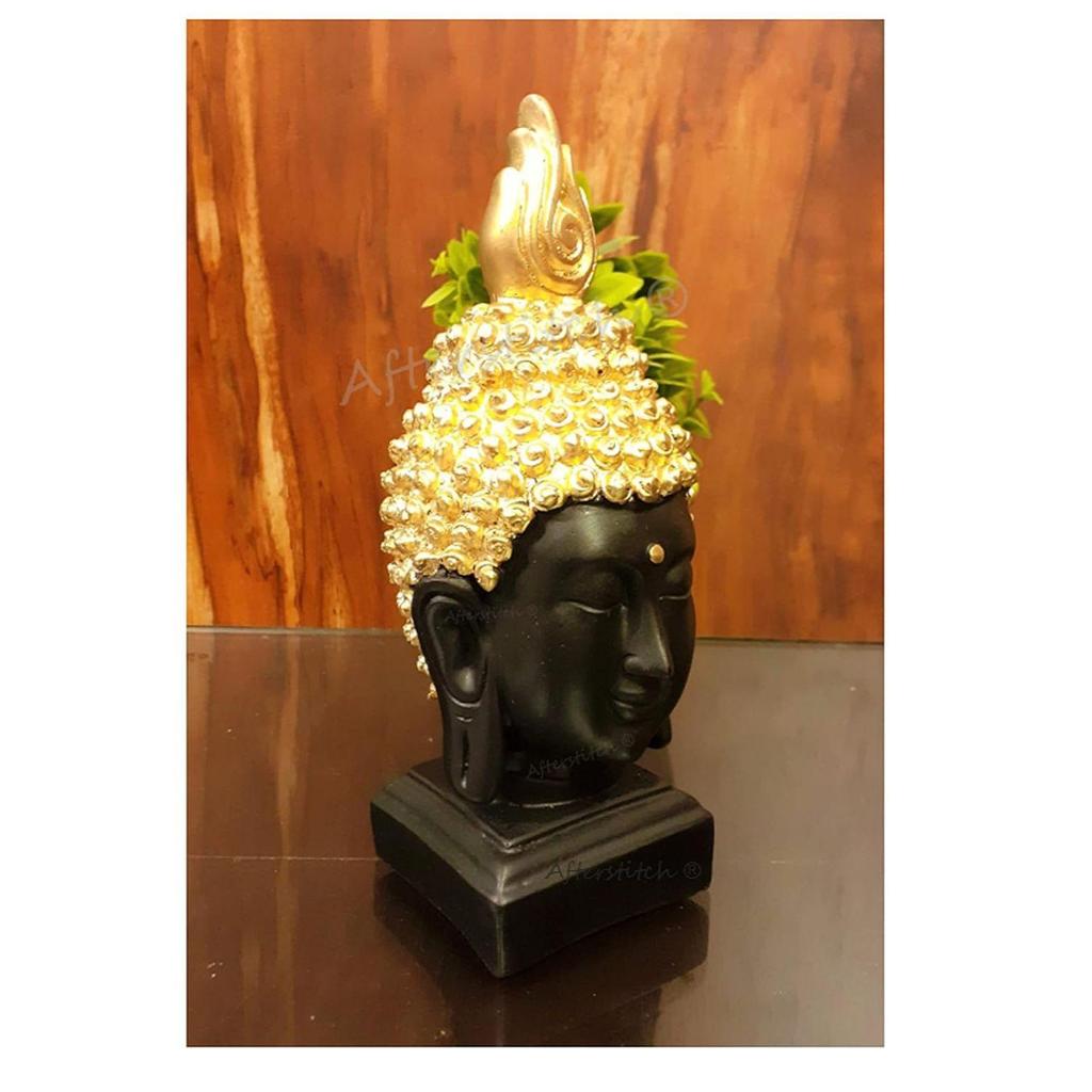 Gautam Buddha Face Statue for Home Decor Big Size Showpiece Gift (Design 5 Buddha Face)