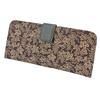 Indenya Inden Long Wallet, Large, Thin Deerskin, Purple with White Lacquer, Grape Pattern, 2107-16-120