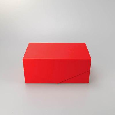 Available: Solid Color Magnetic Flip Lid Gift Box for Tea/Jewelry - Custom LOGO, Foldable One-Piece Design.