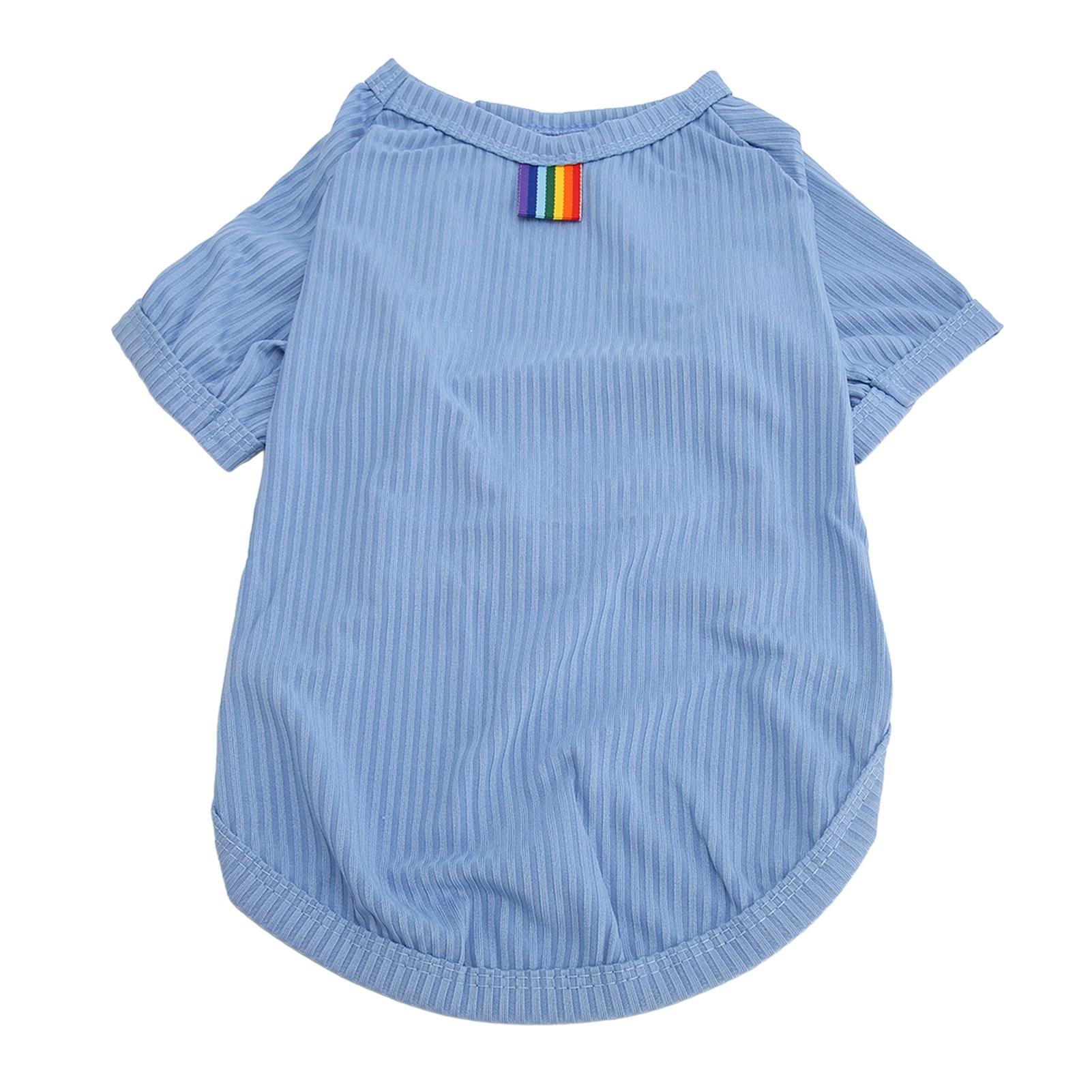 

Dog T Shirt Spring Summer Fashion Cute Stripe Print Thin Breathable Soft Stretchy Pet Dog Striped Shirt for Small Dogs 2XL