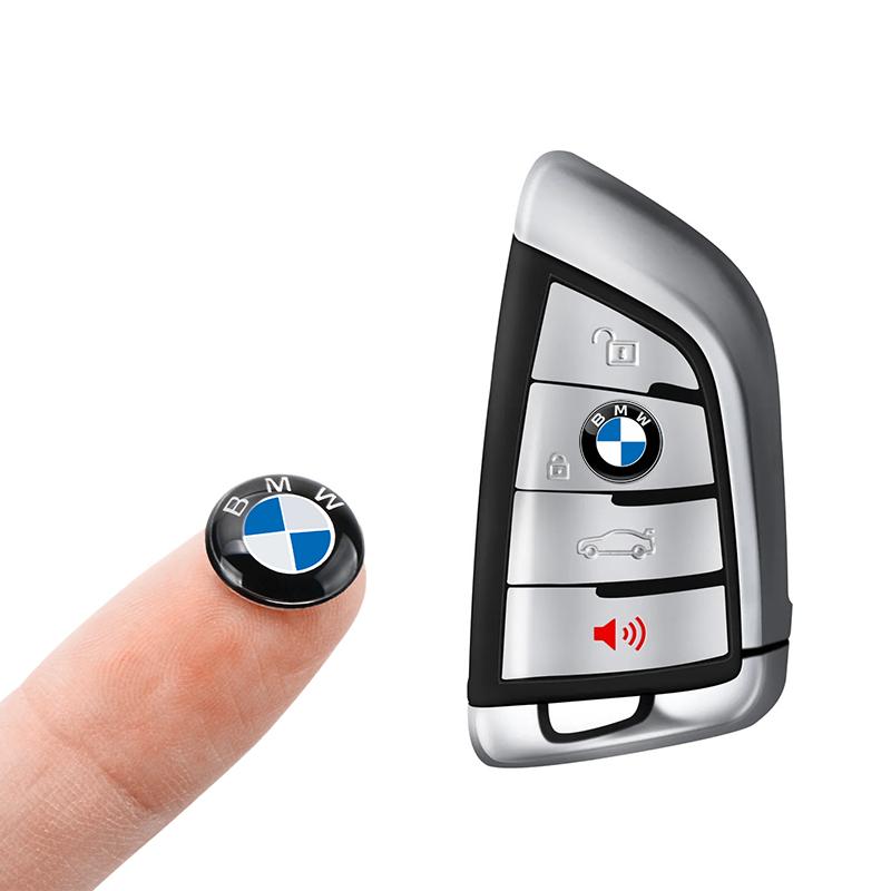 Car Key Emblem Stickers Auto Door Keyhole Logo Decals For BMW M Power X5 X6 F10 F31 E36 E39 E87 E90 Auto Accessories gzsh02