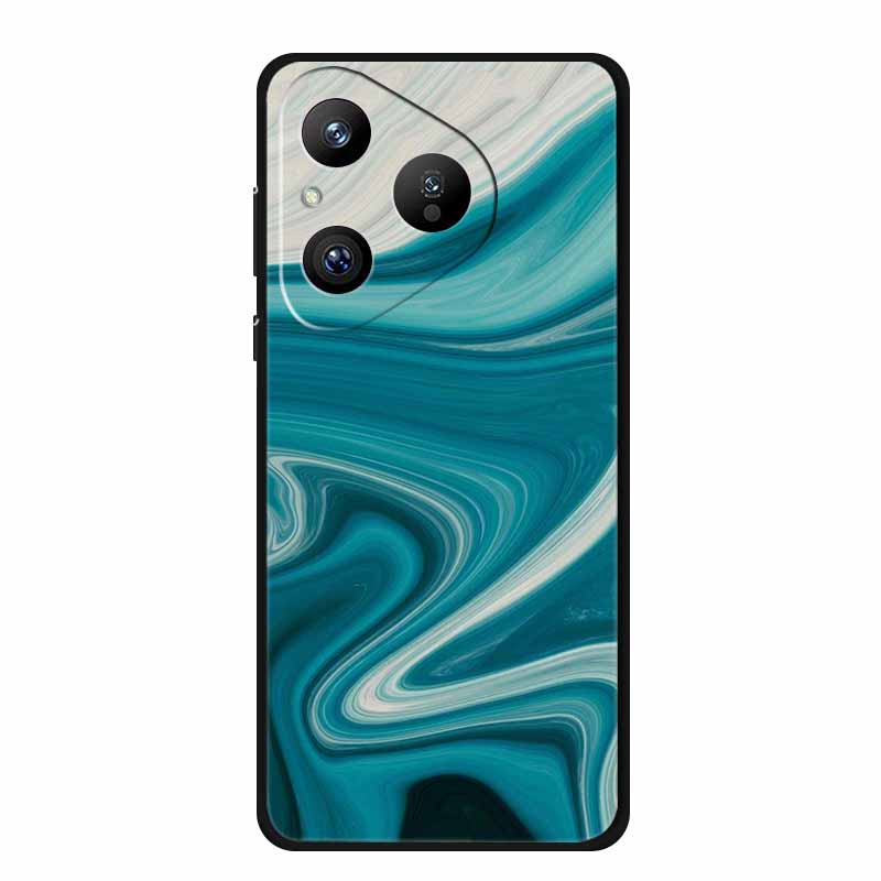 For Huawei Pura 80 5G Case Marble Granite Textured Soft Silicone TPU Phone Case For Pura80 5G Bumper Coque Mica Painted Cover