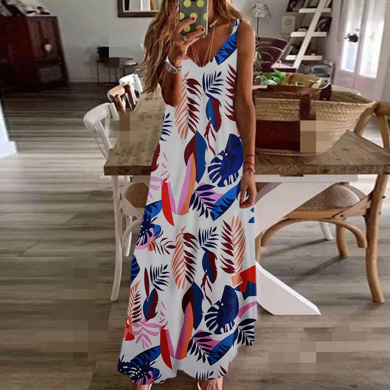comprar vestido largo floral etnico boho chic verano 101 idées | ROPA  online Mujer