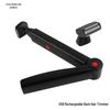 USB Rechargeable Double-Head Back Hair Shaver and Razor