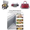 Large Capacity Thermal Lunch Box Bag 900d Frosted Oxford Cloth High Thickness Pearl Cotton Lining