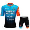 HUUB Set Maglia da Ciclismo a Maniche Corte da Uomo Asciugatura Rapida Abbigliamento per Mountain Bike Strada Sentiero
